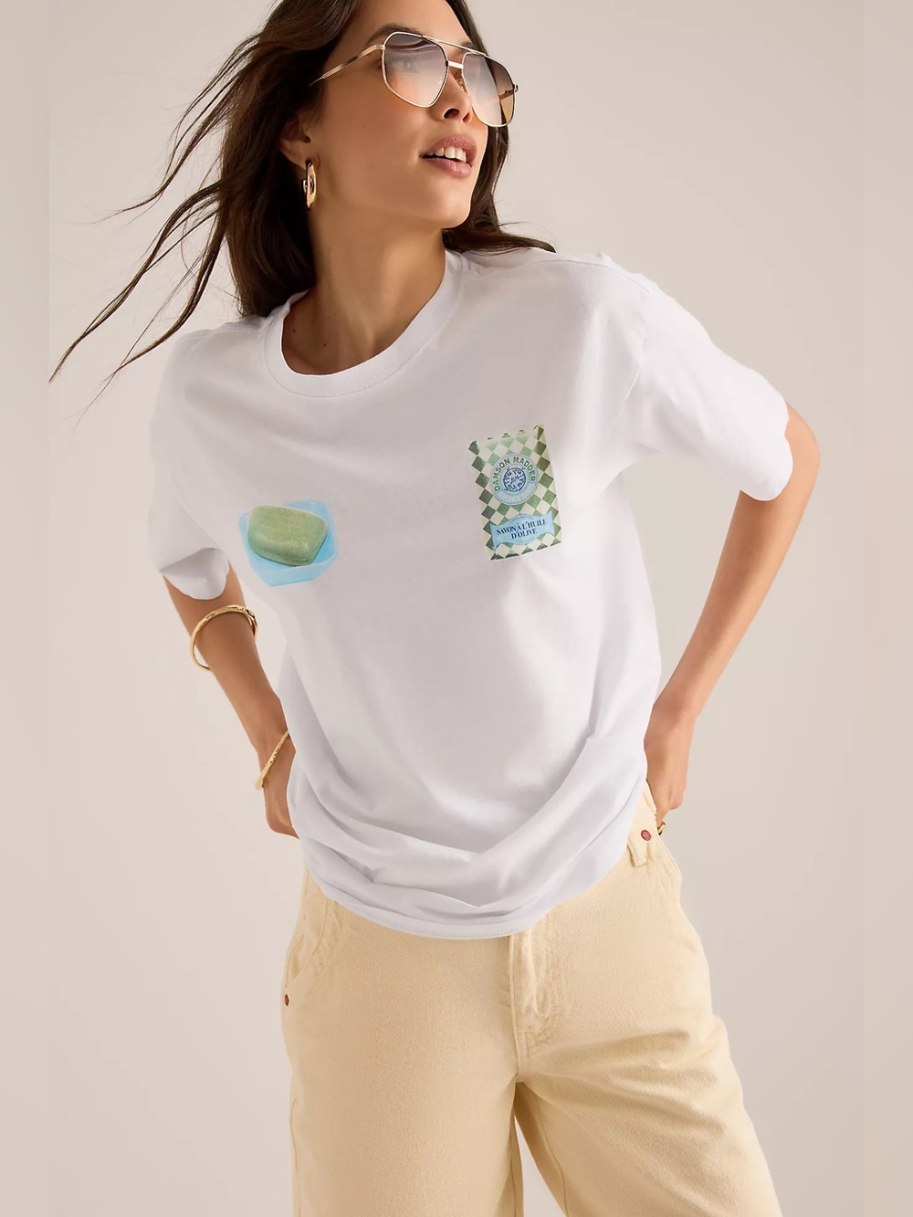 Damson Madder Savon Cotton
Graphic T-Shirt  size12